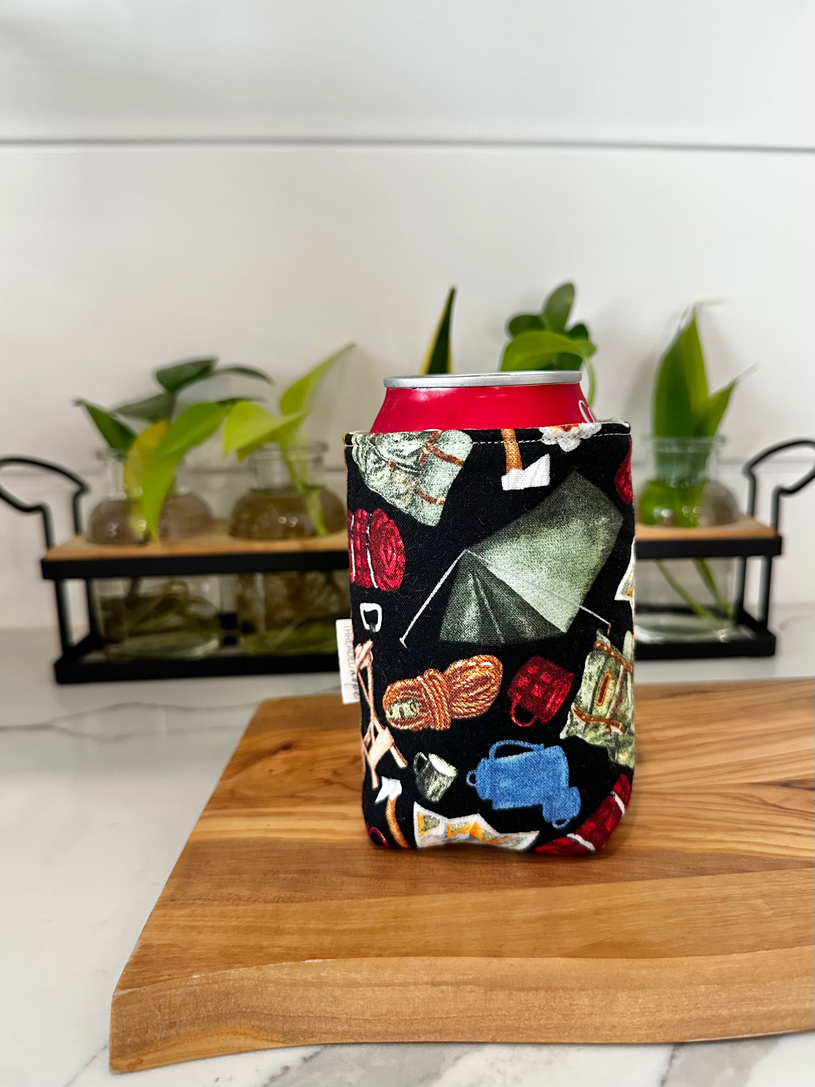Cotton Camping Gear Insulated Can Coozie