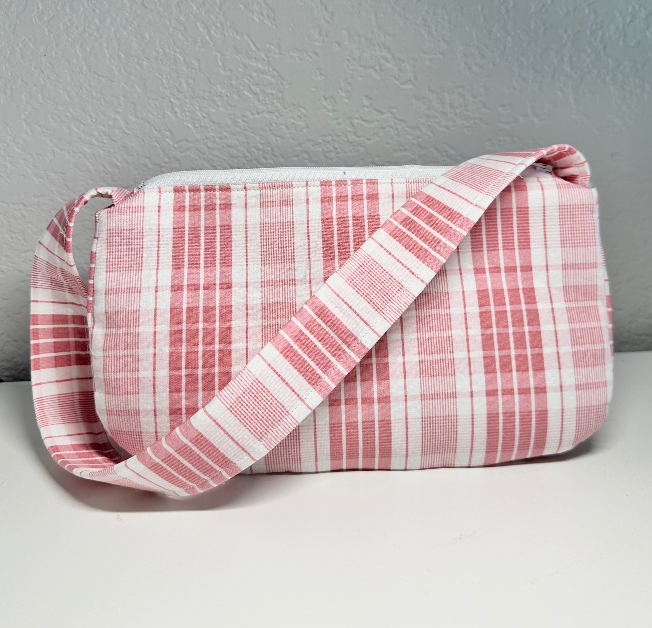 Plaid Pink Shoulder Bag